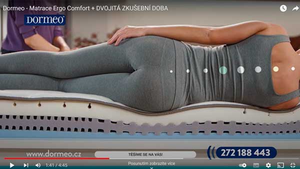Video: Dormeo matrace Ergo Comfort